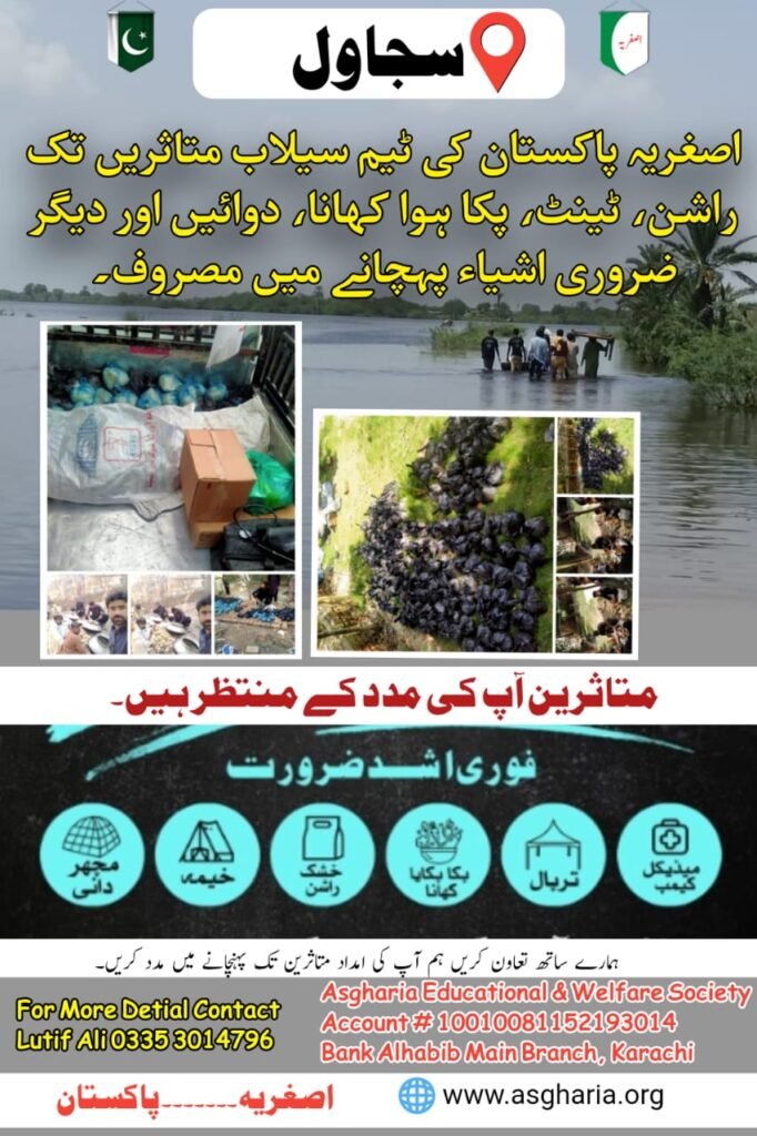 Asgharia Flood Relief Operation 2022 - Sajawal